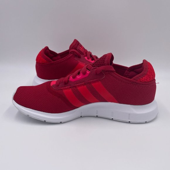 Adidas Swift Run X Red / White Womens Shoes - Picture 2 of 8